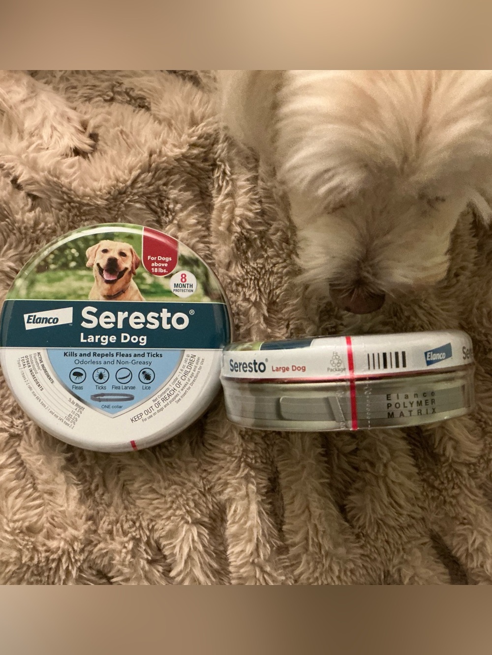 Seresto Large Dog Flea & Tick Collar-Set of 2 New